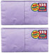amscan Big Party Pack 250 Count Beverage Napkins, Lavender
