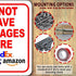 Do NOT Leave Packages Here Delivery Sign for Delivery Driver - Delivery Instructions for My Packages from Amazon, FedEx, USPS, UPS - Indoor Outdoor Delivery Signs for Home, Office, Work - 8.5" x 10"