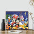 Kimily DIY Paint by Numbers for Adults Kids Disney Mickey Paint by Numbers DIY Painting Disney Acrylic Paint by Numbers Painting Kit Home Wall Living Room Bedroom Decoration Mickey Donald Duck Pluto