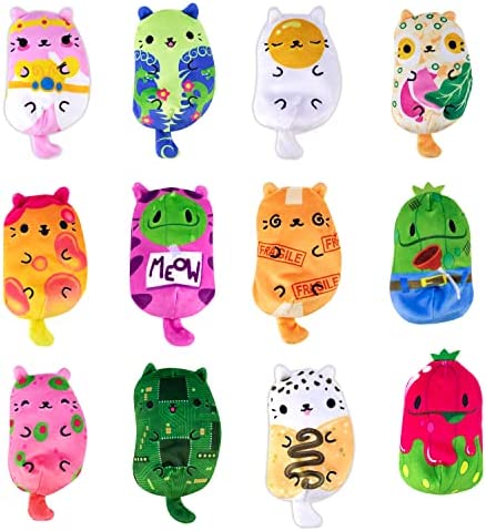 Cats vs Pickles - Mystery Bags - Gold Wave - 1pk - 4" Bean Filled Plushies! Great for Stocking Stuffers, Advent Calendars for Kids, Boys, & Girls.