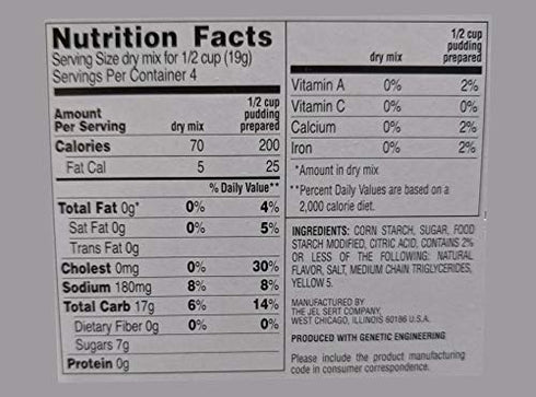 My T Fine Pudding, Lemon, 2.75 Ounce (Pack of 12)