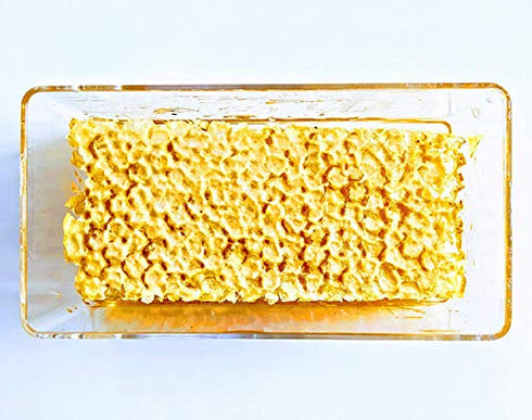 Native Honeycomb, 100% Pure and Raw Honey Comb Made in the USA with Real Wildflower Honey (7oz)