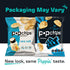 Popchips Potato Chips, Sea Salt, 12ct Single Serve 0.8oz Bags, Low-Calorie and Gluten Free, Salty Snacks for Adults and Children, Non-GMO, Vegan & Kosher Friendly, 100 Calories Per Bag