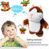 Tonmp Brown Talking Hamster Mouse Toy - Repeats What You Say and Can Walk - Electronic Pet Talking Plush Buddy Hamster Mouse as Party Gift (Brown)