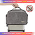 HOMEST Toaster Dust Cover with Pockets Compatible with Cuisinart 2 Slice Toaster, Can Hold Jam Spreader Knife & Toaster Tongs, Dust and Fingerprint Protection, Grey