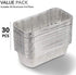 Aluminum Pans Mini Loaf Pans (30 Pack) Disposable Aluminum Foil 1 Lb Small Bread Tin Pans - 1 Pound Loaf Pans - 6 x 3.5 x 2