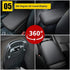 AOMSAZTO Armrest Cover for Civic Honda 2012-2015 Black Center Console Pad for Civic