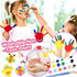 CHOKMAX Paint Your Own Wooden Magnet, 30pcs Fridge Wood Magnets Craft and Art Painting Supplies for Kids Best DIY Creativity Gifts Party Favors for Boys and Girls Age 4-8