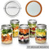 Upgrade 50Pcs Canning Lids Regular Mouth, Canning Jar Lids, Split-type Mason Jar Lids for kerr and Ball Canning Jars, BPA Free Food Grade Material Jar Lids (2.75in Lids) …