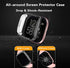 Wepro Screen Protector Case Compatible with Fitbit Versa 2 Smartwatch, 3-Pack Soft TPU Plated Bumper Full Cover Cases for Fitbit Versa Watch, Clear/Black/Rosegold, Shock Proof Fit Shell Replacement