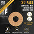Skin Grip CGM Patches for Dexcom G5 G4 (20-Pack), Waterproof & Sweatproof for 10-14 Days, Pre-Cut Adhesive Tape, Continuous Glucose Monitor Protection (Tan)