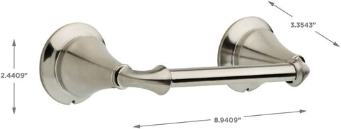 DELTA Faucet Bathroom Accessories 79450-SS Linden Pivoting, Brilliance Stainless Steel Toilet Paper Holder, 12 x 6 x 5 Inches