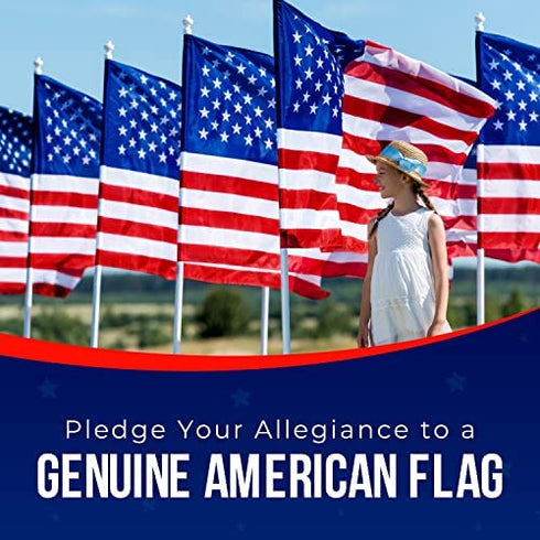 Rushmore Rose USA American Flag 3x5 - American Made USA Flag, Heavy Duty American Flag for Flag Pole, Wall, Classroom, House - American Flags for Outside 3x5 - All Weather Outdoor Flags