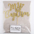 PALASASA Gold Glitter My Baptism Cake Topper - Holy First Communion Baby Shower - Christening Party Decoration Bless This Child