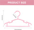 YUEANG Kids Hangers Plastic Baby Hangers for Closet€‚Infant Clothes Hangers for Toddler Junior Nursery€‚Children Hangers (Colorful, 40 PCS)
