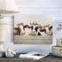 Seven Wall Arts Cow Wall Décor Farmhouse Canvas Wall Art Rustic Cow Picture Print Country Farm Animal Dairy Cattle with Yellow Sunflower Artwork for Kitchen Bathroom Bedroom Living Room Home Decor Ready to Hang 12"x16"