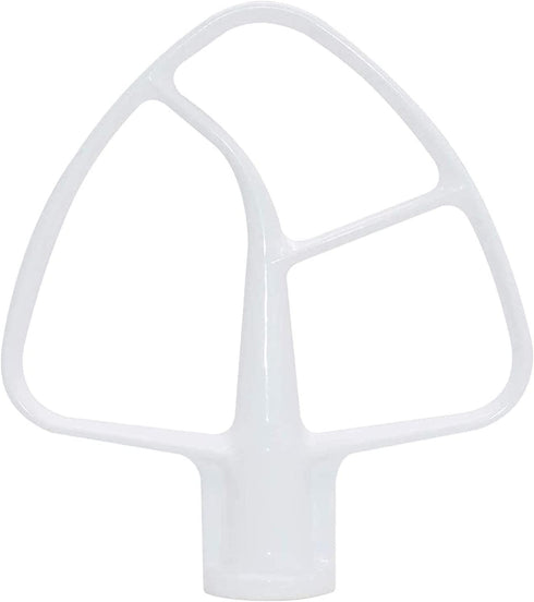 K45B Coated Flat Beater for Kitchen-Aid Stand Mixer. Flex Edge Beater Paddle WPW10672617 Compatible with Whirlpool KSM45, KSM75, KSM88, KSM90, KSM100, KSM106, KSM110, KSM120, KSM150, KSM160, KSM180
