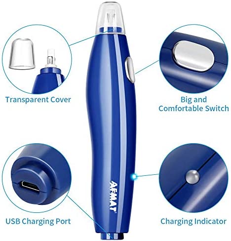Electric Eraser, 140 Eraser Refills, Electric Pencil Eraser Rechargeable for Artists, Electric Erasers for Drafting, Drawing, Painting, Sketching, Architectural Plans, Detailer Tool-Blue