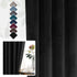 Velvet Curtains for Bedroom-Velvet Curtains 63 Inches Room Darkening Super Soft Luxury Velvet Textured Drapes Thermal Insulated Grommet Panels for Living Room(2 Panels, 52 x 63 Inch, Black)