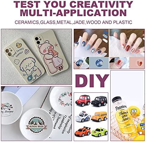 20 Sheets Waterslide Decal Paper INKJET CLEAR,8.5X11 Inch Water Slide Transfer Paper Transparent Printable for Tumblers,Ceramics,Plastics,Glasses,DIY
