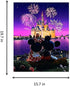 TINDAY Disney DIY Acrylic Paint by Number Kits for Adults Kids Child Beginner Mickey DIY Canvas Painting by Numbers Minnie DIY Painting Acrylic Painting Paint by Numbers Castle 16x20 Inch