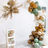 Sweet Baby Co. Neutral Sage Green Balloon Garland Kit Woodland Arch with Light Sage, Cocoa, Brown, Gold, White Balloons for Baby Shower Decorations, Hunter Jungle Theme Party Supplies, Safari Decor