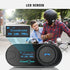 FreedConn Motorcycle Helmet Bluetooth Intercom Kit, TCOM-SC Motorbike Helmet Intercom Interphone Headset, for 2 or 3 Riders, LCD Screen/FM Radio/Mobile phone/MP3/GPS Connective/Range 800m(1 Pack)