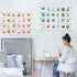 Hanging Instant Photo Display Decorative Wall Hanging String with Clips, Stick and Hang Photo Wall Decor, Wall Hanging Pictures Display for Home, Dormitory and Cafe Decoration (Available to 8 Rows)