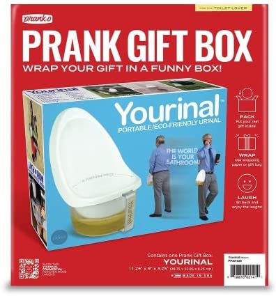 Prank Pack, Yourinal Prank Gift Box, Wrap Your Real Present in a Funny Authentic Prank-O Gag Present Box | Novelty Gifting Box for Pranksters