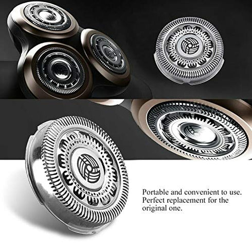 SH90 Replacement Head for Philips Norelco, Shaver Heads Blades Cutter Replacement Compatible with Philips Norelco SH90/62 Series 9000 Series 8000 S8950 S9000 S9311 S9321 S9511 S9531 S9721 Shaving Head