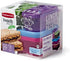 Rubbermaid LunchBlox Kids Tall Lunch Bag Kit, Purple/Pink/Green, 1866738