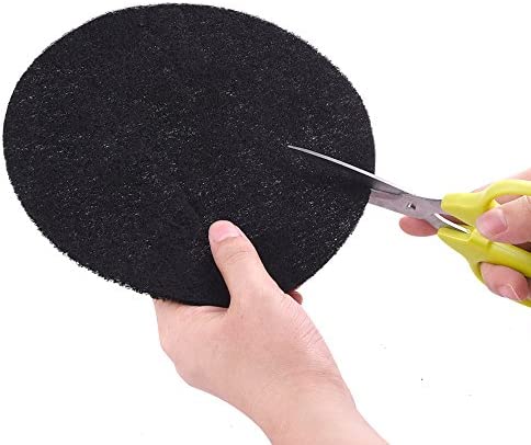 KUUQA 8 Pieces Compost Bin Filters for Kitchen Compost Pail Replacement Charcoal Filters, 7.25 inches Round