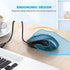 TECKNET Wired Mouse, USB Wired Computer Mouse, 3600DPI 4 Adjustable Levels, 6-Button Ergonomic Mice, Home and Office Mouse for Laptop PC Desktop Notebook - Grey