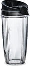 Nutri Ninja 24-Ounce BPA-Free Tritan Cup with Spout Lid for Nutri Ninja Blenders (XSK2424), 2-Pack