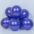 Nalwort Navy Blue Balloon Kit 135PCS 18In 12In 5In Macaron Blue Grey Metallic Sliver Balloon Arch Garland For Festival Picnic Family Engagement, Wedding, Birthday Party, Blue Theme Anniversary Celebration Decoration