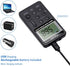 Pocket Small Radio by Flyoukki, Personal Mini AM FM Portable Digital Tuning Transistor Radios with Best Reception, Earphones, Lanyard and Rechargeable Battery for Walking Jogging Exercising (Black)