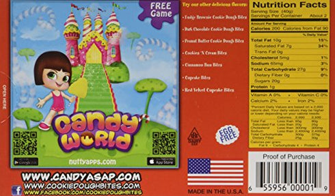 Chocolate Chip Cookie Dough Bites (1) Box