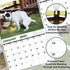 2023 Wall Calendar - Dog Pooping Calendar 2023-2024 from January 2023 - June 2024, Funny Dog Calendar Gag Gifts,11" x 17" (Open), 11" x 8.5"(Closed), Perfect 2023-2023 Calendar for White Elephant Gifts Funny