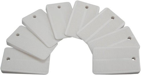 Plumb Pak PP836-55 Keeney Toilet Leveling Shims, Multi-Purpose Design for Furniture, Cabinets, and Tables, 8-Pack, White, 8 Count