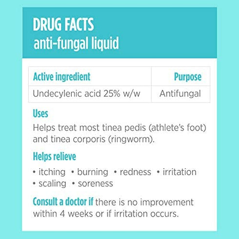 Comfort Zone Anti Fungal Liquid Solution, Eliminates Fungus on Fingers, Toes & Around Nails, 1 FL OZ (30ml)