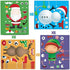 Christmas Stickers for Kids Christmas Party Favors for Kids Christmas Gifts for Kids Christmas Sticker Sheets Kids Classroom Rewards Christmas DIY Stickers for 24 Players