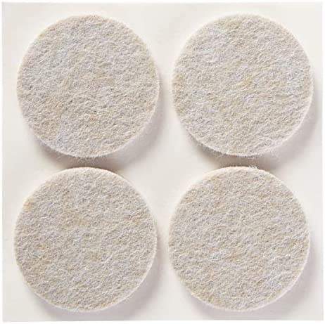 Scotch SP803-NA Felt Furniture Pads, 12 Count (Pack of 1), Beige
