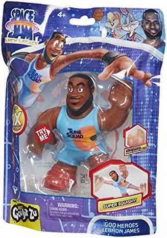 Moose Toys Heroes of Goo JIT Zu – Space Jam: A New Legacy - 5" Stretchy Goo Filled Action Figure - Lebron James