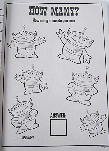 Toy Story 4 Gigantic 224 Page Coloring Book - 7.75 x 10.75 Inches
