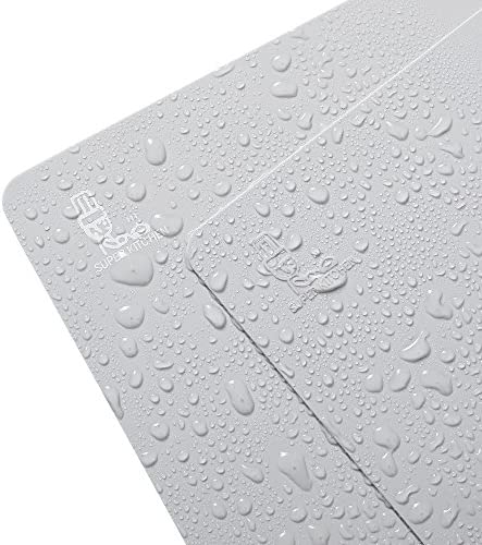 Super Kitchen Extra Large Multipurpose Silicone Nonstick Baking Mat, Pastry Mat, Heat Resistant Nonskid Table Mat, Countertop Protector, 23.4'' By 15.6''( Cool Gray )