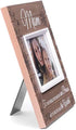 Malden International Designs Sun Washed Words Mom Walnut Distressed Picture Frame, 4x6, Walnut