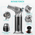 Kitchen Butane Torch, Refillable Culinary Butane Torch Lighter for Desserts, Creme Brulee, BBQ and Baking,Mini Blow Torch Lighter with Safety Lock and Adjustable Flame (Butane Gas Not Included)