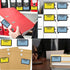 Legal Yellow Plaintiff's Exhibit Blue Defendant's Exhibit Stickers 1.65 X 1 Inches - Color-Coded Exhibit Labels 400 Stickers Per Pack
