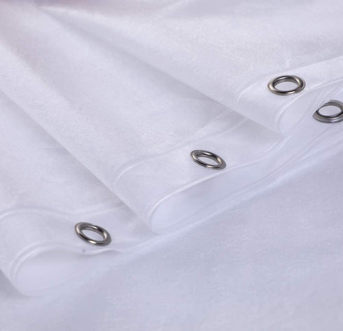 Frosted Shower Curtain Liner 76 Inches Long, EVA Translucent Extra Long Shower Liner with 3 Strong Weighted Magnets, Heavy Duty, 72 x 76 Inch