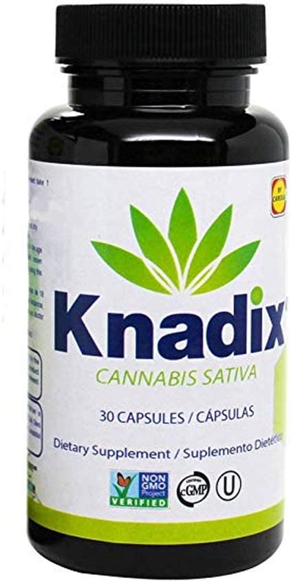 Knadix Hemp Oil Capsules Extract for Pain Support - Natural Stress Relief and Immune Support with Omega 3-6 Vitamins and Minerals